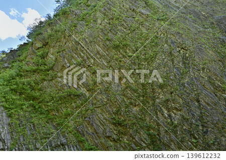 從清津峽隧道觀景台上看到的峽谷景色 從清津峽隧道觀景台上看到的峽谷景色 139612232