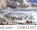 The cityscape at sunset as seen from a hotel in Atami 139612357