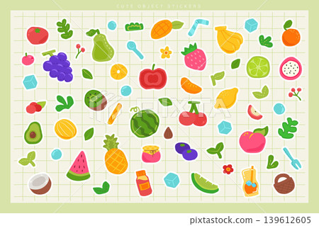 Cute Diary Decoration Sticker Set  139612605