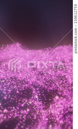 Abstract pink and purple particle field forming a soft glowing terrain with bokeh depth, ideal for modern tech, science, and fantasy backgrounds Abstract pink and purple particle field forming a soft glowing terrain with bokeh depth, ideal for modern tech, science, and fantasy backgrounds 139612759