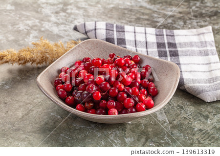 Sweet and sour fresh cranberry Sweet and sour fresh cranberry 139613319
