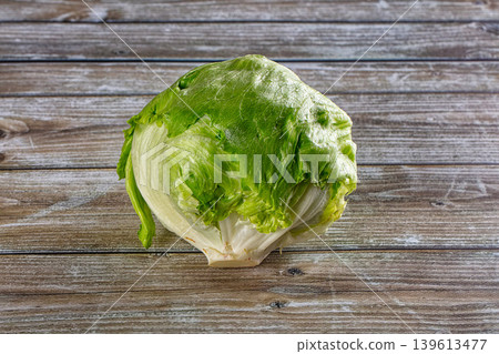 Green Iceberg cabbage for salad Green Iceberg cabbage for salad 139613477