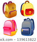 school bag backpack collection set 139613822