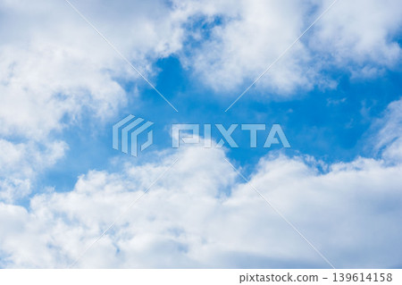 The sky as seen from a winter mountain: Blue sky peeking through gaps in the clouds 02 The sky as seen from a winter mountain: Blue sky peeking through gaps in the clouds 02 139614158