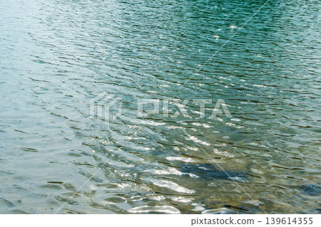 Wind creates patterns on the spring lake 06 Wind creates patterns on the spring lake 06 139614355