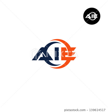 Letter AIE Logo Design Readymade Initial Letter AIE Logo Design Readymade Initial 139614517