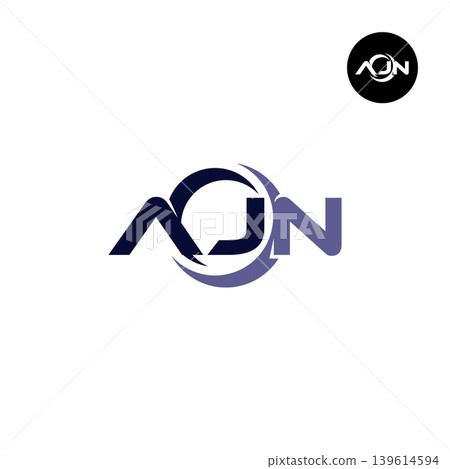 Letter AJN Logo Design Readymade Initial Letter AJN Logo Design Readymade Initial 139614594