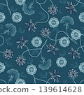 Floral seamless pattern, Flower chintz pattern seamless vector border print. Botanical batik background. Arabesque floral ornament motif for decoration fabric, women clothing, scarf, wallpaper design 139614628