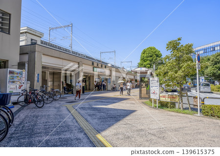 Urban scenery in front of Nishi-Ōi Station 139615375