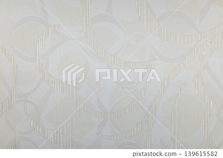 Subtle white tapestry background with delicate circular patterns Subtle white tapestry background with delicate circular patterns 139615582
