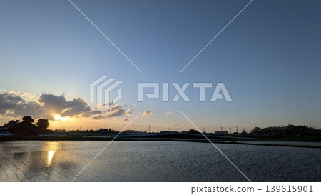 A sunset A sunset 139615901