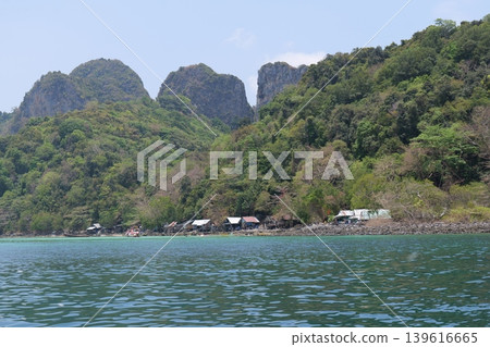 Phi Phi Island in Thailand, islands in the ocean Phi Phi Island in Thailand, islands in the ocean 139616665