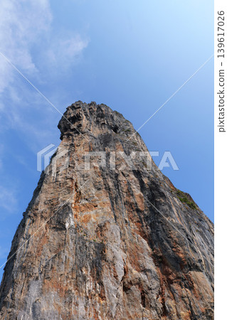 Rock in the ocean, stone structure 139617026