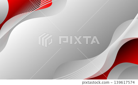 Abstract red gray gray white blank space modern futuristic background vector illustration design. Vector illustration design for presentation, banner, cover, web, card, poster, wallpaper 139617574