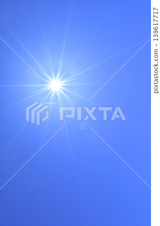 Blue sky and contrails - Free space image Blue sky and contrails - Free space image 139617717