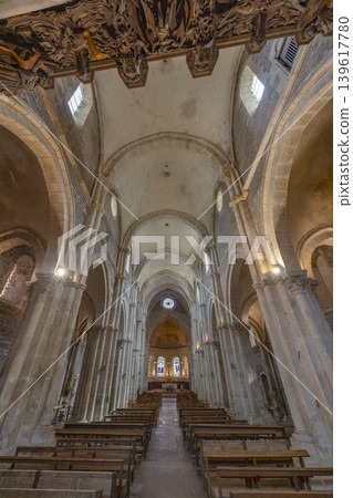 Nave of Saint Lazare Collegiate Church Avallon France Nave of Saint Lazare Collegiate Church Avallon France 139617780