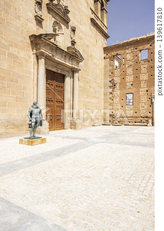 Bronze statue representing historical figure in Oropesa, Spain Bronze statue representing historical figure in Oropesa, Spain 139617810