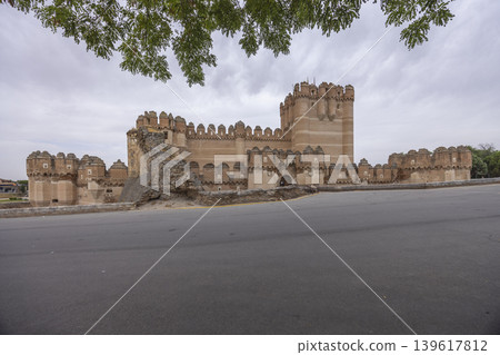Castillo de Coca, a Mudejar style medieval fortress in Segovia 139617812