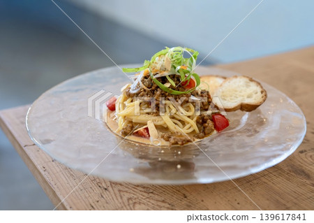 Cold soy milk tantan pasta Cold soy milk tantan pasta 139617841