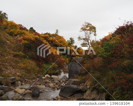 Mount Kurikoma in early October (Ichinoseki City, Iwate Prefecture; Kurihara City, Miyagi Prefecture; Higashinaruse Village, Akita Prefecture) Mount Kurikoma in early October (Ichinoseki City, Iwate Prefecture; Kurihara City, Miyagi Prefecture; Higashinaruse Village, Akita Prefecture) 139618104