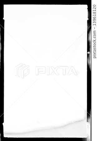 Abstract transparent background with distressed film border and subtle texture Abstract transparent background with distressed film border and subtle texture 139618120