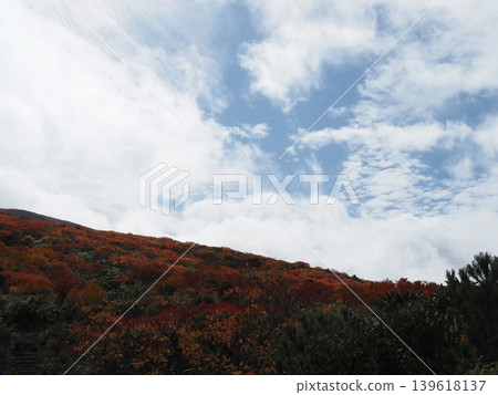 10月上旬的栗駒山(岩手縣一關市、宮城縣栗原市、秋田縣東成瀨村) 10月上旬的栗駒山(岩手縣一關市、宮城縣栗原市、秋田縣東成瀨村) 139618137
