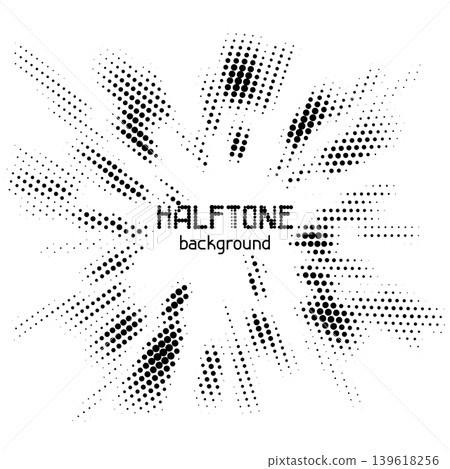 Halftone circle dotted background. Random modern halftone circle dot texture. Halftone circle dotted background. Random modern halftone circle dot texture. 139618256