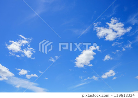 Summer blue sky and white clouds Summer blue sky and white clouds 139618324