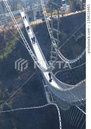 Japan's longest suspension bridge: GODA BRIDGE Japan's longest suspension bridge: GODA BRIDGE 139618465