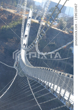 Japan's longest suspension bridge: GODA BRIDGE Japan's longest suspension bridge: GODA BRIDGE 139618467