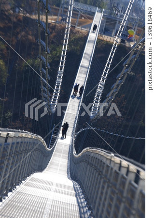 Japan's longest suspension bridge: GODA BRIDGE Japan's longest suspension bridge: GODA BRIDGE 139618469