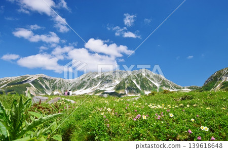 The breathtaking summer scenery of the Tateyama Alpine Mountains The breathtaking summer scenery of the Tateyama Alpine Mountains 139618648