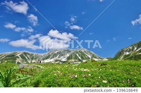 The breathtaking summer scenery of the Tateyama Alpine Mountains The breathtaking summer scenery of the Tateyama Alpine Mountains 139618649