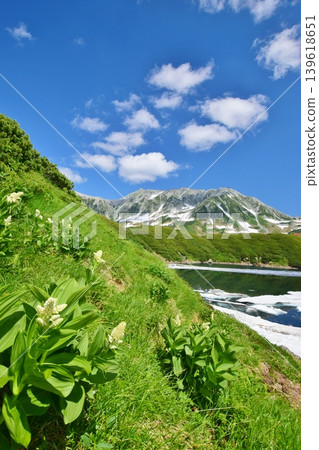 The breathtaking summer scenery of the Tateyama Alpine Mountains The breathtaking summer scenery of the Tateyama Alpine Mountains 139618651
