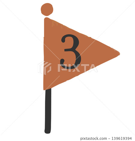 Third place flag: Triangle Third place flag: Triangle 139619394