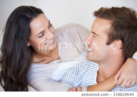 Marriage, couple and happy to hug for love, support and commitment together with care bonding. Young woman, man and embrace for happiness in relationship, romantic and indoor wellness with loyalty Marriage, couple and happy to hug for love, support and commitment together with care bonding. Young woman, man and embrace for happiness in relationship, romantic and indoor wellness with loyalty 139620640