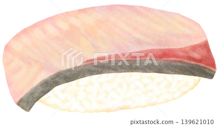 黃尾魚和琥珀魚壽司插圖 139621010