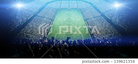 Stadium and fans Stadium and fans 139621358