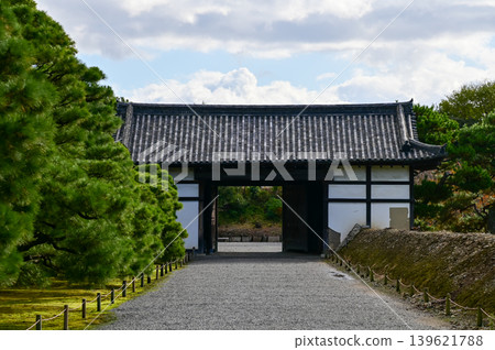 The inside of nijo jo castle, Kyoto, Japan. World Heritage Site. Major tourist attraction in Kansai region in Japan. Japan famous historic architecture. Building exterior and nature scene. The inside of nijo jo castle, Kyoto, Japan. World Heritage Site. Major tourist attraction in Kansai region in Japan. Japan famous historic architecture. Building exterior and nature scene. 139621788