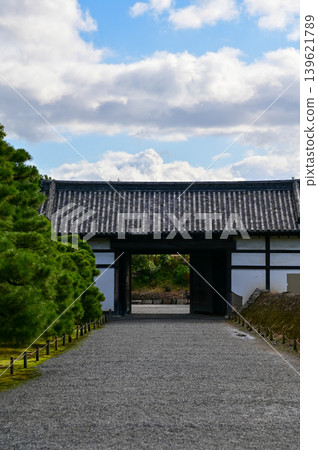 The inside of nijo jo castle, Kyoto, Japan. World Heritage Site. Major tourist attraction in Kansai region in Japan. Japan famous historic architecture. Building exterior and nature scene. The inside of nijo jo castle, Kyoto, Japan. World Heritage Site. Major tourist attraction in Kansai region in Japan. Japan famous historic architecture. Building exterior and nature scene. 139621789