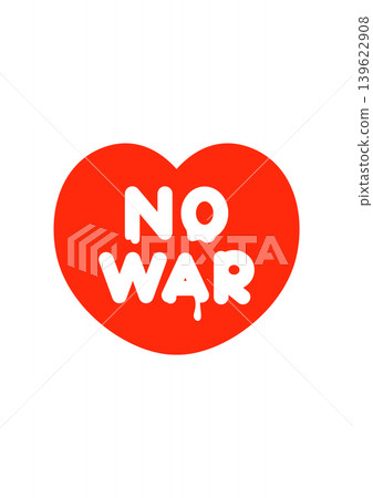 Anti-war Japanese flag style heart symbol red and white logo A4 Anti-war Japanese flag style heart symbol red and white logo A4 139622908