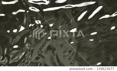 mesmerizing monochrome abstract water ripple with shimmering light reflection dancing across dark fluid surface mesmerizing monochrome abstract water ripple with shimmering light reflection dancing across dark fluid surface 139623677