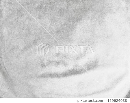 serene ethereal closeup of peaceful face with closed eyes gentle smile in soft grayscale texture dreamy atmosphere 139624088