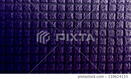 purple waffle weave fabric macro texture closeup reveals plush raised grid squares and intricate woven lines purple waffle weave fabric macro texture closeup reveals plush raised grid squares and intricate woven lines 139624133