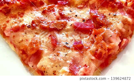 A Delicious Slice of Pizza Loaded with an Array of MouthWatering Toppings Just for You A Delicious Slice of Pizza Loaded with an Array of MouthWatering Toppings Just for You 139624872