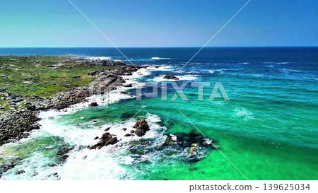 Experience the breathtaking and stunning coastal views, featuring crystalclear turquoise waters 139625034