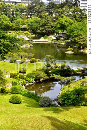 Japan, Hiroshima, Shukkei-en Garden 139625351