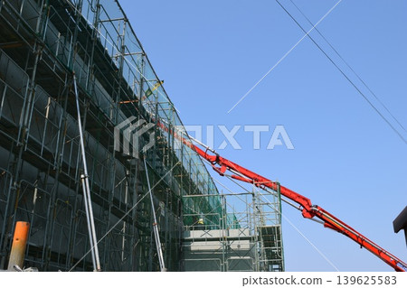 正在施工的施工現場 正在施工的施工現場 139625583
