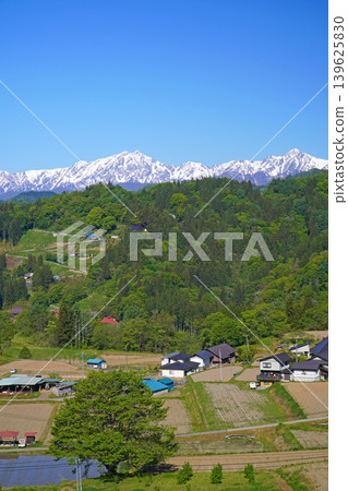 小川村的北阿爾卑斯山 小川村的北阿爾卑斯山 139625830