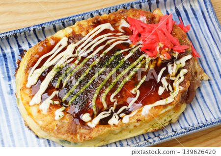 Pork ball Okonomiyaki 139626420